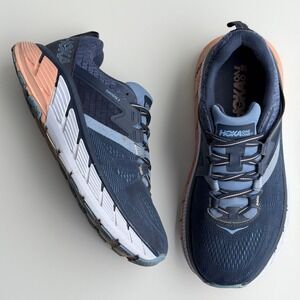Hoka One One Gaviota 2 Womens 9.5 Blue Cushion Comfort Road Running Shoes